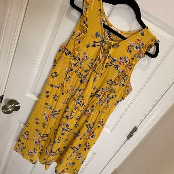 Maurice’s XXL sleeveless yellow floral dress - Picture 1 of 6